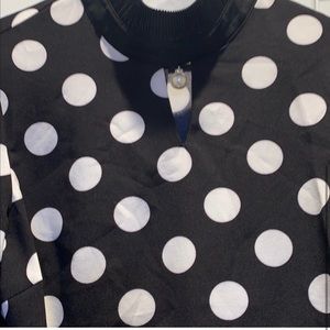 Gracia top with pearl accent on neck with bell sleeves